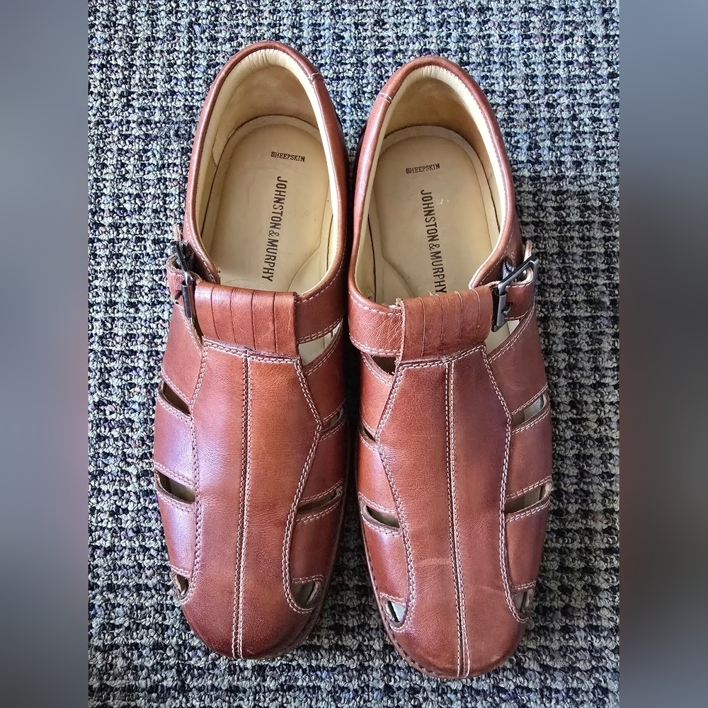 Skinned man sandals, Johnston & Murphy 8.5 M - Picture 3 of 14